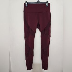Lululemon Burgundy/Wine Color Leggings. Size 8.